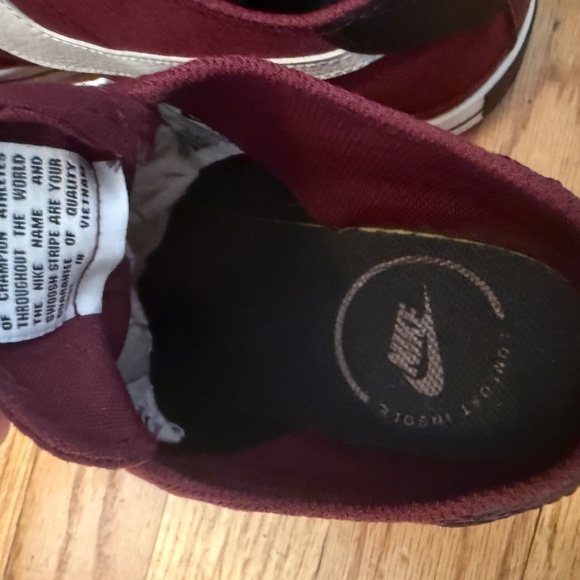 Nike Court Legacy Canvas Beetroot CW6539-601 Shoes Size Mens 10 or Womens 11.5 - Picture 7 of 8